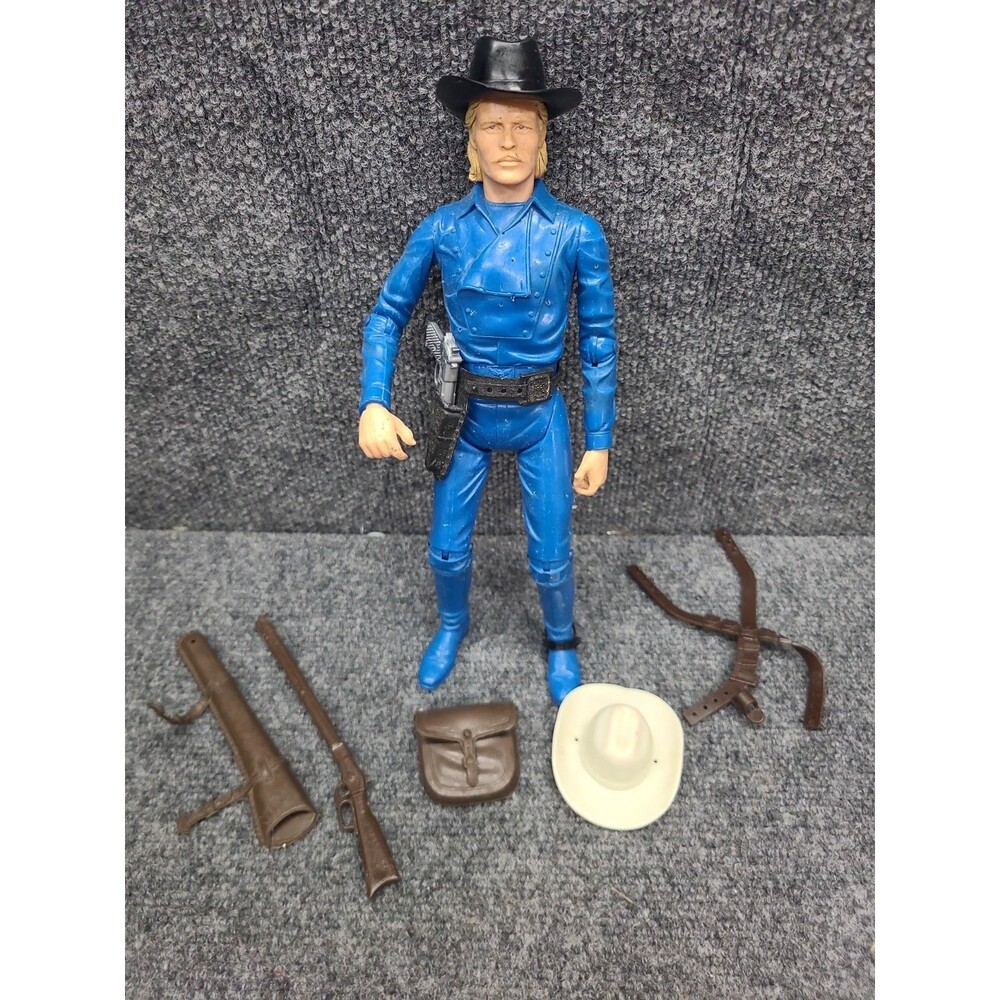 Vtg 1960’s Marx Johnny West General Custer 12” Action Figure W/ Accessories